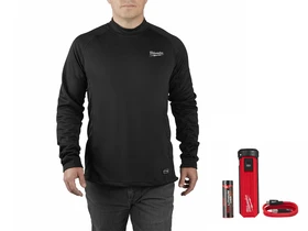 Milwaukee L4 HBLB-301XXL fűthető aláöltöző felső 4 V | XXL | Fekete