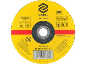 Vorel vágókorong 180 x 2,5 x 22 mm