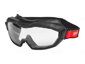 Milwaukee védőszemüveg széles profilú, szellőző, víztiszta - 1db Milwaukee védőszemüveg széles profilú, szellőző, víztiszta - 1db