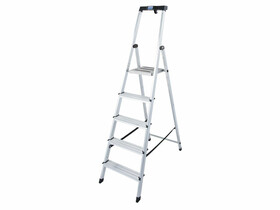 Krause Safety háztartási dobogós létra 1x5 Krause Safety háztartási dobogós létra 1x5