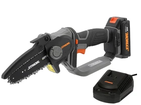 Sthor 78211 akkus láncfűrész 20 V, 5 inch + 2 Ah akku + töltő Sthor 78211 akkus láncfűrész 20 V, 5 inch + 2 Ah akku + töltő