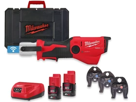 Milwaukee M12ONEHPT-202CV-SET2 akkus csőprés Compact | 12 V | 35 - 40 mm | 19 kN | Szénkefementes | 2 x 2 Ah akku + töltő | Kofferben Milwaukee M12ONEHPT-202CV-SET2 akkus csőprés Compact | 12 V | 35 - 40 mm | 19 kN | Szénkefementes | 2 x 2 Ah akku + töltő | Kofferben