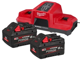 Milwaukee M18FORGENRG-802DBSC akkumulátor és töltő szett Milwaukee M18FORGENRG-802DBSC akkumulátor és töltő szett