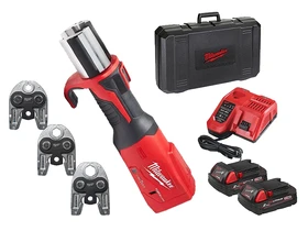 Milwaukee M18BLHPT-202C akkus csőprés Standard | 18 V | 0 - 110 mm | 32 kN | Szénkefementes | 2 x 2 Ah akku + töltő | Kofferben Milwaukee M18BLHPT-202C akkus csőprés Standard | 18 V | 0 - 110 mm | 32 kN | Szénkefementes | 2 x 2 Ah akku + töltő | Kofferben