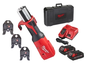 Milwaukee M18BLHPT-202C M-SET akkus csőprés Standard | 18 V | 0 - 108 mm | 32 kN | Szénkefementes | 2 x 2 Ah akku + töltő | Kofferben