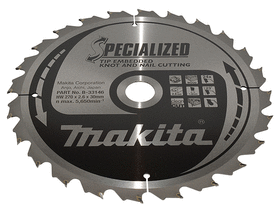 Makita 270x30 mm Z24 körfűrészlap Makita 270x30 mm Z24 körfűrészlap