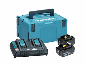 Makita BL1830B 3,0 Ah akkumulátor (2db) + DC18RD töltő + Makpac szett Makita