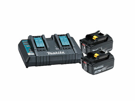 Makita BL1830B 3,0 Ah akkumulátor (2db) + DC18RD töltő Makita