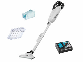 Makita DCL285FRFW 18V LXT BL 125W akkus kézi porszívó 1 x 3,0 Ah Fehér Makita DCL285FRFW 18V LXT BL 125W akkus kézi porszívó 1 x 3,0 Ah Fehér