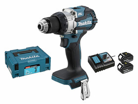 Makita DDF489RTJ 18V LXT BL 110 Nm akkus fúrócsavarozó tokmányos 2 x 5,0 Ah Makita DDF489RTJ 18V LXT BL 110 Nm akkus fúrócsavarozó tokmányos 2 x 5,0 Ah