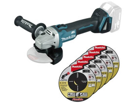 Makita DGA504ZX2 akkus sarokcsiszoló akku és töltő nélkül Makita