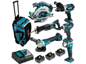 Makita DLX6076T akkus gépcsomag Makita DLX6076T
