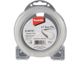 Makita E-02727 1.3 mm x 15m-es kör profilú damil fűkaszához Makita E-02727 1.3 mm x 15m-es kör profilú damil fűkaszához