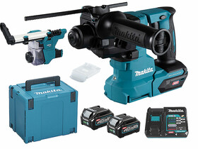 Makita HR010GD201 40Vmax XGT SDS-Plus akkus fúró-vésőkalapács 2 x 2,0 Ah + DX16 Makita HR010GD201 40Vmax XGT SDS-Plus akkus fúró-vésőkalapács 2 x 2,0 Ah + DX16