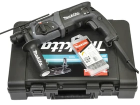 Makita HR2470BX40 elektromos fúró-vésőkalapács 2,4 J | Betonban: 24 mm | 3,3 kg | 780 W | SDS-Plus | Kofferben Makita HR2470BX40 elektromos fúró-vésőkalapács 2,4 J | Betonban: 24 mm | 3,3 kg | 780 W | SDS-Plus | Kofferben
