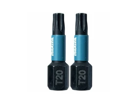 Makita Impact Black torx behajtóbit T20 | 25 mm | 1/4 bit | 2 db Makita Impact Black torx behajtóbit T20 | 25 mm | 1/4 bit | 2 db