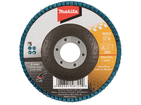 Makita INOX 115 mm K80 lamellás csiszolótárcsa Makita INOX 115 mm K80 lamellás csiszolótárcsa
