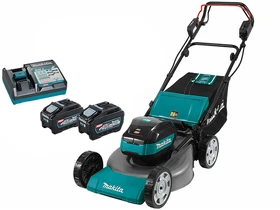 Makita LM002GT201 akkus önjáró fűnyíró 40 V | 530 mm | 1,5 - 5 km/h | 3400 m² | Szénkefementes | 2 x 5 Ah akku + töltő