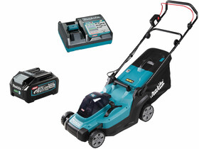 Makita LM004GM103 akkus fűnyíró 40 V | 430 mm | 830 m2 | Szénkefementes | 1 x 4 Ah akku + töltő Makita LM004GM103 akkus fűnyíró 40 V | 430 mm | 830 m2 | Szénkefementes | 1 x 4 Ah akku + töltő