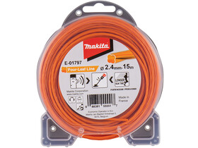 Makita négylevelű damil, narancs, 2.4mm 15m Makita négylevelű damil, narancs, 2.4mm 15m