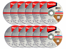 Makita T2 115 x 22,23 x 1 mm vágókorong 12 db Makita T2 115 x 22,23 x 1 mm vágókorong 12 db