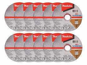 Makita T2 125 x 22,23 x 1 mm vágókorong 12 db Makita T2 125 x 22,23 x 1 mm vágókorong 12 db