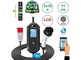 Kép: Mastroweld EVOCHARGE elektromos auto tolto 11 kW  3 x 16 A  400 V  7 m_0.webp