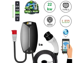 Mastroweld EVOCHARGE elektromos auto tolto 22 kW 3 x 32 A 400 V 5 m_1 Kép: Mastroweld EVOCHARGE elektromos auto tolto 22 kW 3 x 32 A 400 V 5 m_1.webp