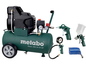 Metabo BASIC 250-24 W OF SET elektromos dugattyús kompresszor Metabo BASIC 250-24 W OF SET elektromos dugattyús kompresszor