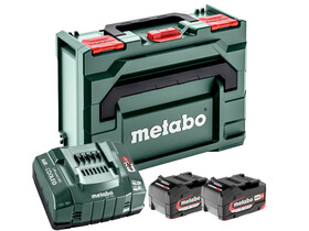 Metabo Basic-Set 2 x 5.2 Ah + Metaloc akkumulátor és töltő szett