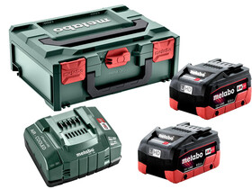 Metabo Basic-Set 2 x LiHD 8,0 Ah + Metaloc akkumulátor és töltő szett Metabo Basic-Set 2 x LiHD 8,0 Ah + Metaloc akkumulátor és töltő szett
