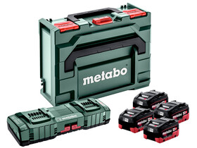 Metabo Basic-Set 4x LiHD 10Ah +ASC 145 DUO +mB akkumulátor és töltő szett