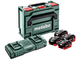Metabo Basic-Set 4x LiHD 8,0Ah +2 ASC Ultra +Metaloc akkumulátor és töltő szett