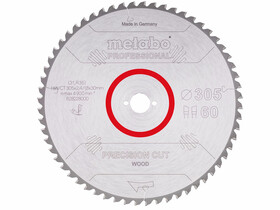 Metabo fűrészlap 305x30, Z60 WZ 5° neg. (628228000) Metabo fűrészlap 305x30, Z60 WZ 5° neg. (628228000)