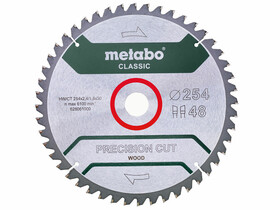 Metabo fűrészlap ˝precision cut wood - classic˝, 254x30, Z48 WZ 5°neg. Metabo fűrészlap ˝precision cut wood - classic˝, 254x30, Z48 WZ 5°neg.