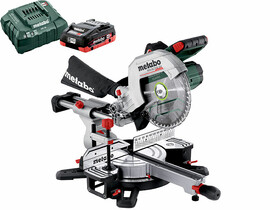 Metabo KGS 18 LTX BL 254 akkus gérvágó 18 V | Fűrészlap 254 mm x 30 mm | Vágás max. 92 x 305 mm | Szénkefementes | 1 x 4 Ah akku + töltő Metabo KGS 18 LTX BL 254 akkus gérvágó 18 V | Fűrészlap 254 mm x 30 mm | Vágás max. 92 x 305 mm | Szénkefementes | 1 x 4 Ah akku + töltő