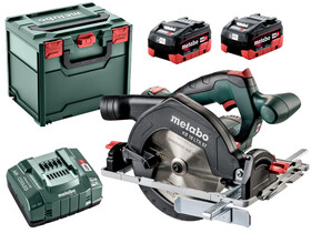 Metabo KS 18 LTX 57 BL akkus kézi körfűrész 18V | 2x8Ah | ASC 145 | metaBOX 340 Metabo KS 18 LTX 57 BL akkus kézi körfűrész 18V | 2x8Ah | ASC 145 | metaBOX 340