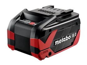 Metabo LiHDX 18 V 8,0 Ah akkumulátor Metabo LiHDX 18 V 8,0 Ah akkumulátor