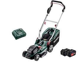 Metabo RM 36-18 LTX BL 36 akkus fűnyíró 36 V | 360 mm | 350 m2-ig | 2 x 5,2 Ah akku + töltő Metabo RM 36-18 LTX BL 36 akkus fűnyíró 36 V | 360 mm | 350 m2-ig | 2 x 5,2 Ah akku + töltő