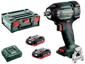 Metabo SSW 18 LTX 550 BL akkus ütvecsavarozó 18 V | 550 Nm | 1/2 inch | Szénkefementes | 2 x 4 Ah akku + töltõ | metaBOX-ban Metabo SSW 18 LTX 550 BL akkus ütvecsavarozó 18 V | 550 Nm | 1/2 inch | Szénkefementes | 2 x 4 Ah akku + töltõ | metaBOX-ban