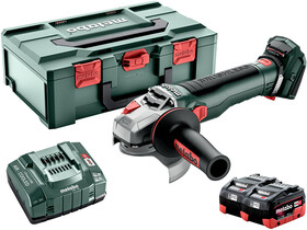 Metabo WB 18 LT BL 11-125 Quick 2 x 8Ah akkus sarokcsiszoló metaBOX-ban Metabo WB 18 LT BL 11-125 Quick 2 x 8Ah akkus sarokcsiszoló metaBOX-ban