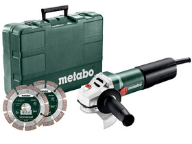 Metabo WQ 1100-125 Set elektromos sarokcsiszoló kofferben Metabo WQ 1100-125 Set elektromos sarokcsiszoló kofferben