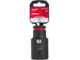 Milwaukee 1/2 inch 28 mm gépi hosszú dugókulcs Milwaukee 1/2 inch 28 mm gépi hosszú dugókulcs