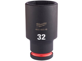 Milwaukee 1/2 inch 32 mm gépi hosszú dugókulcs Milwaukee 1/2 inch 32 mm gépi hosszú dugókulcs