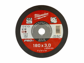Milwaukee 180X3 mm-es SC41 PRO+ egyenes vágókorong fémhez