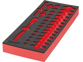 Milwaukee 3/8 inch Racsnis dugókulcs 32 rsz. Készlethez szivacs betét Milwaukee 3/8 inch Racsnis dugókulcs 32 rsz. Készlethez szivacs betét