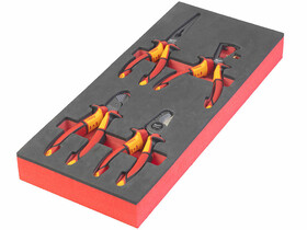 Milwaukee 4 részes VDEszigetelt fogó készlet Milwaukee 4 részes VDEszigetelt fogó készlet