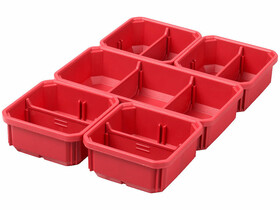 Milwaukee 5 részes tárolórendszer rekesz Packout keskeny rendszerezőhöz Milwaukee 5 részes tárolórendszer rekesz Packout keskeny rendszerezőhöz