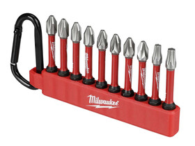 Milwaukee S/Bit ShW CD Carabiner bit készlet 10 db Milwaukee S/Bit ShW CD Carabiner bit készlet 10 db
