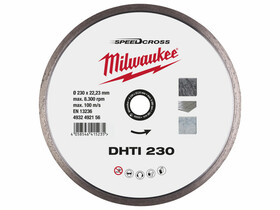 Milwaukee DHTi 230 mm gyémánt vágótárcsa Milwaukee DHTi 230 mm gyémánt vágótárcsa